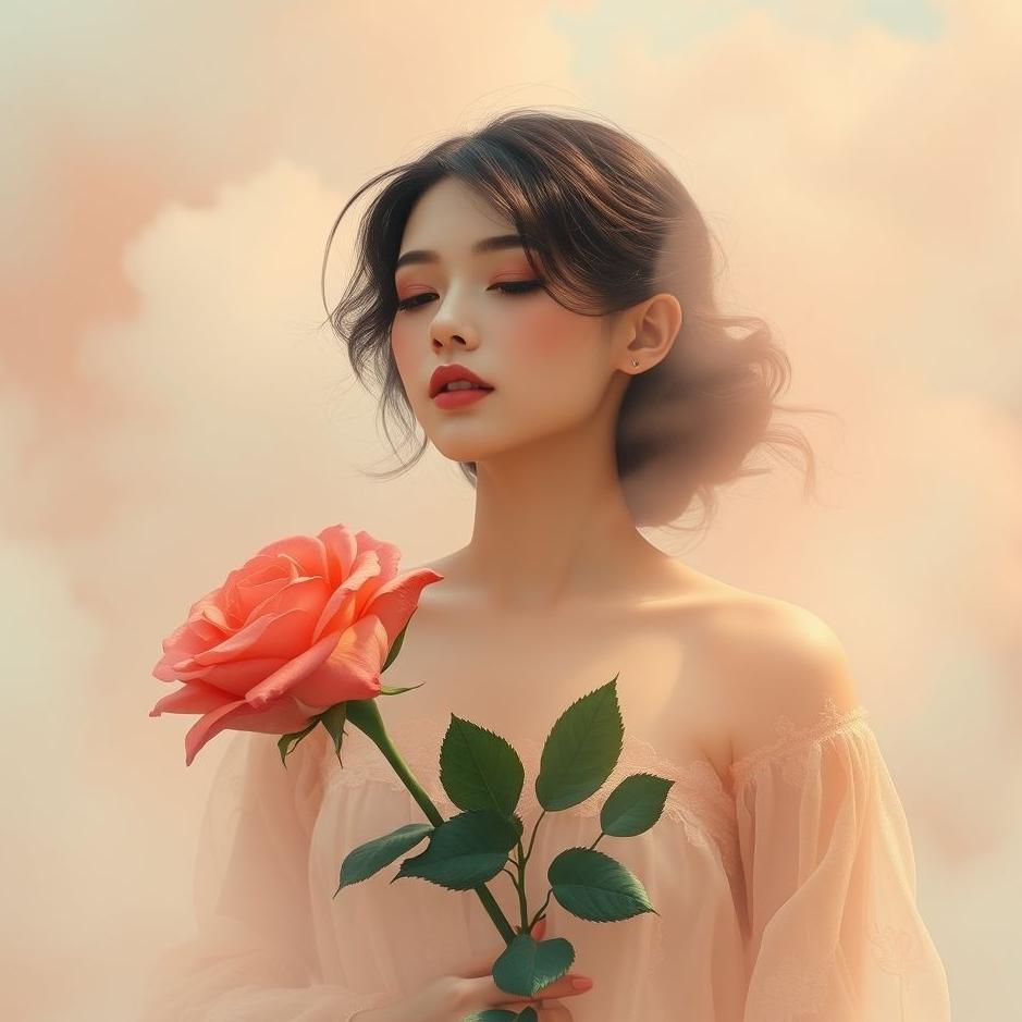 Dream : Wearing a rose in a dream