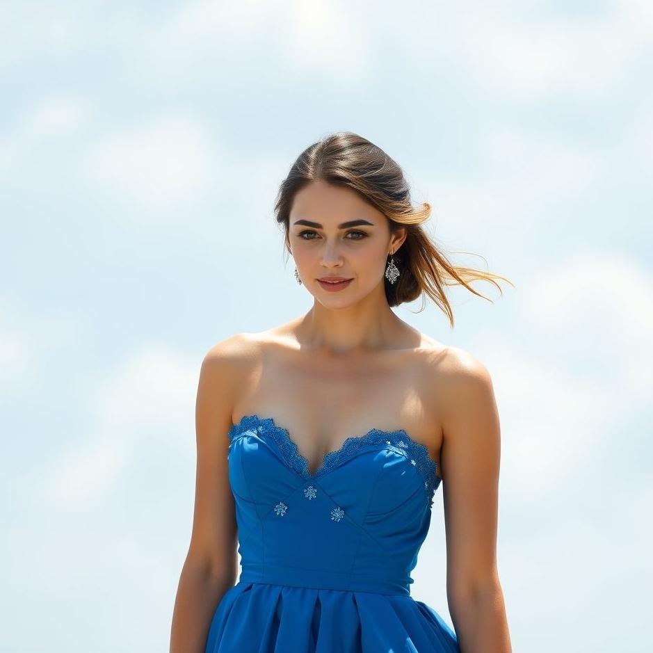 Dream Dictionary : Wearing a royal blue dress in a dream