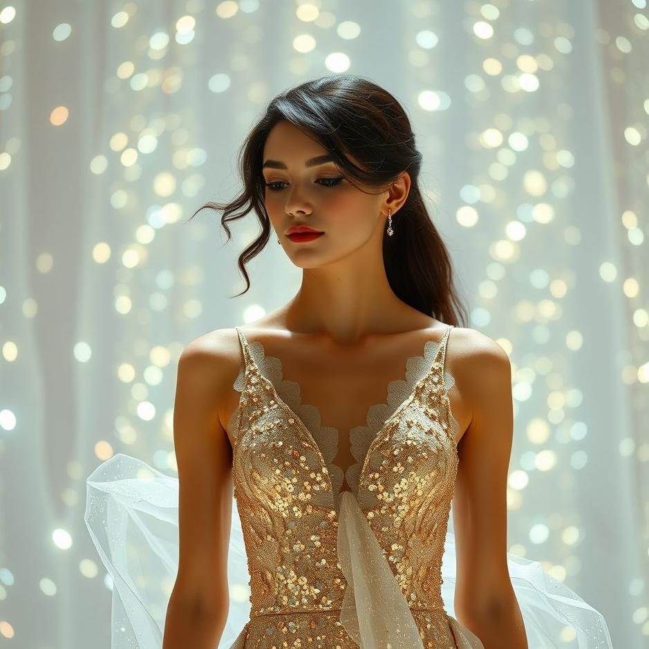 Dream : Wearing a shiny dress in a dream