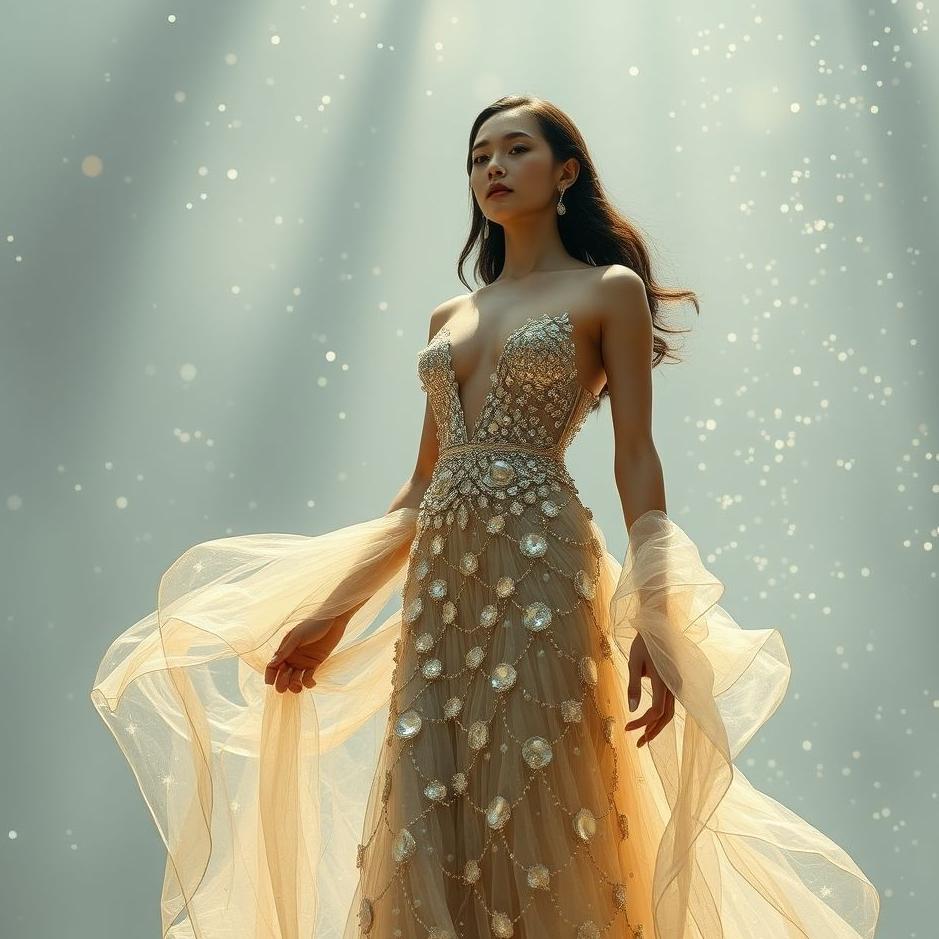 Dream : Wearing a shiny stone dress in a dream