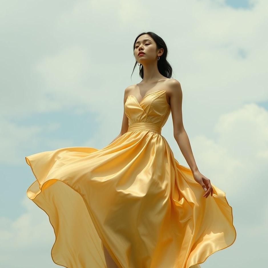 Dream : Wearing a silk dress in a dream