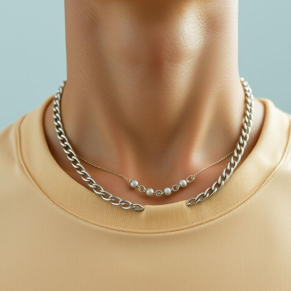 Dream Dictionary : Wearing a silver chain around your neck 