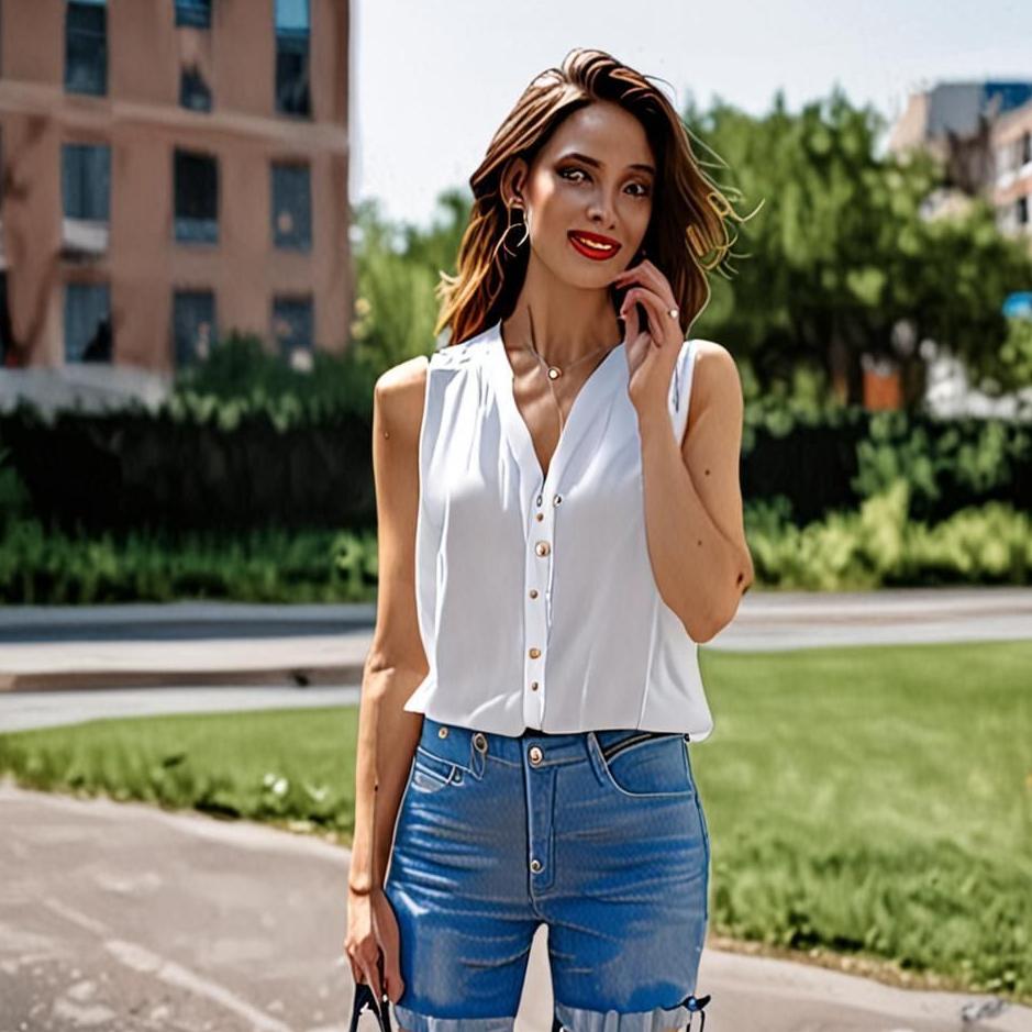 Dream : Wearing a sleeveless blouse in a dream