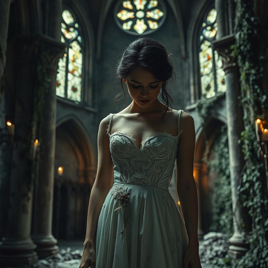 Dream : Wearing a stained wedding dress