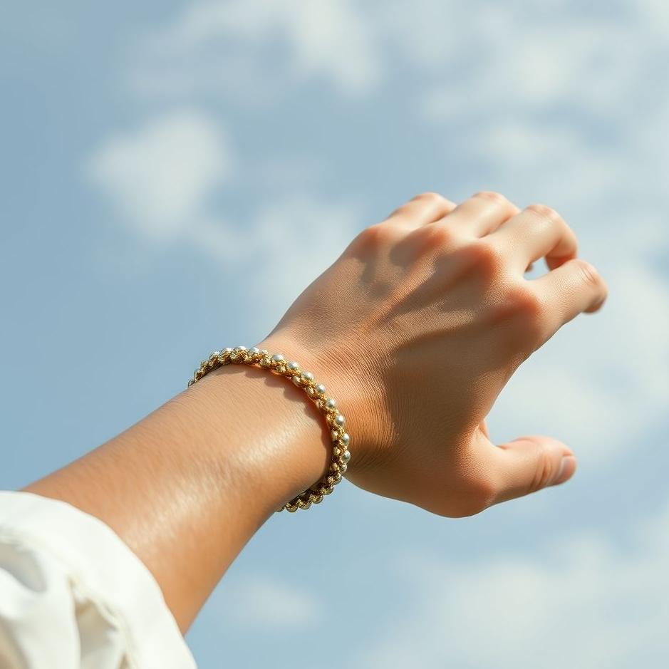 Dream : Wearing a thick bracelet in a dream