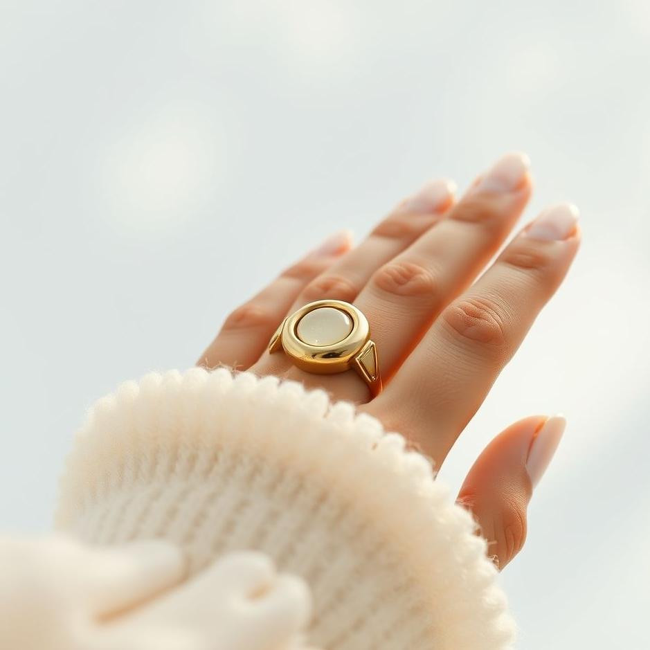 Dream : Wearing a thick gold ring in a dream