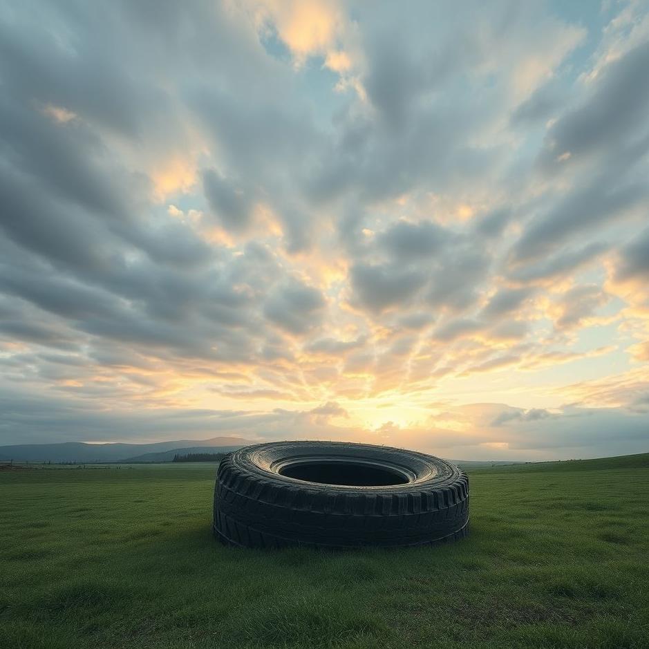 Dream : Wearing a tire in a dream