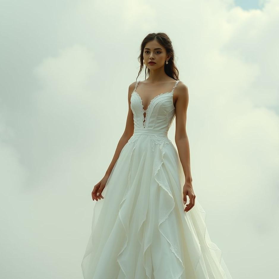 Dream : Wearing a torn wedding dress in a dream