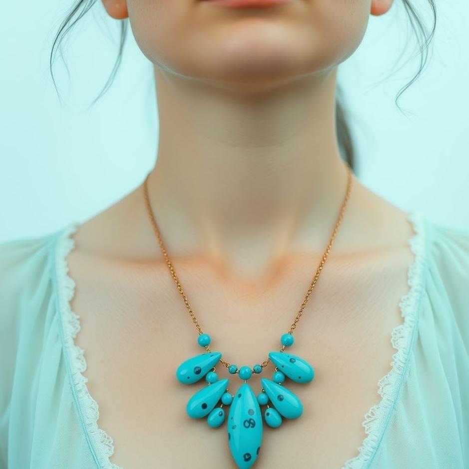 Dream : Wearing a turquoise necklace in a dream
