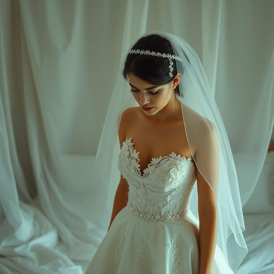 Dream Dictionary : Wearing a wedding dress and getting upset in a dream