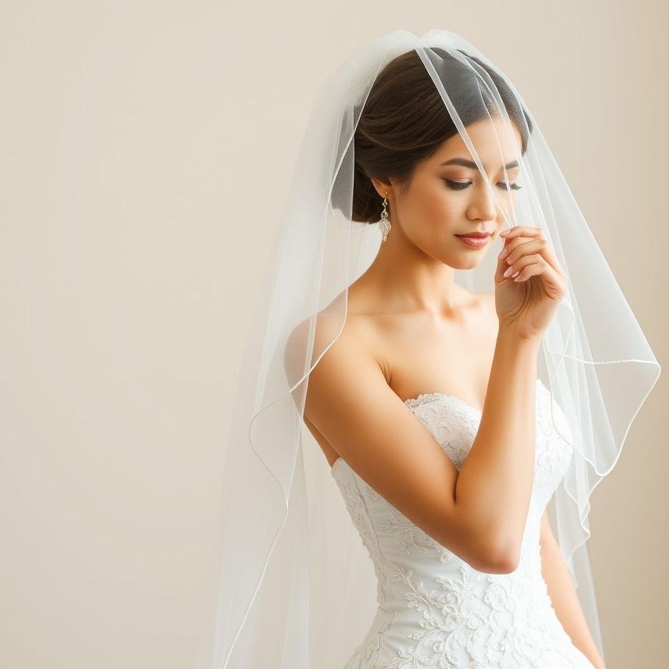 Dream : Wearing a wedding dress and putting on a veil