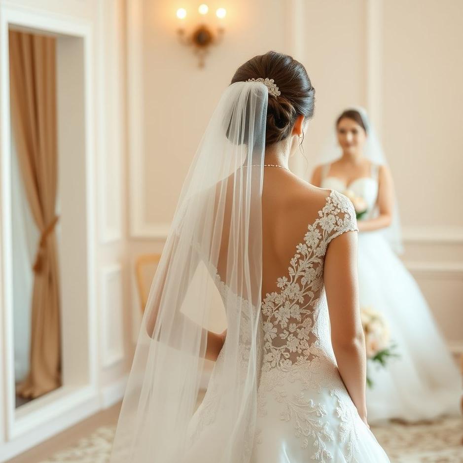 Dream : Wearing a wedding dress and seeing a bride