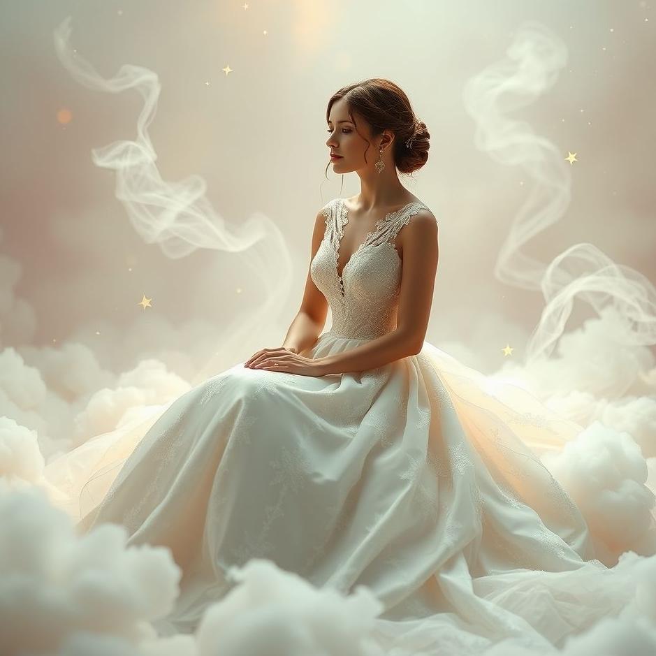 Dream Dictionary : Wearing a wedding dress and sitting in a dream