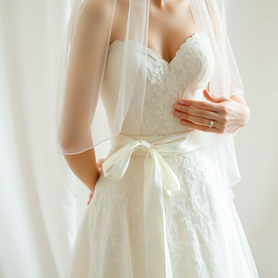 Dream Dictionary : Wearing a wedding dress and tying a sash in a dream