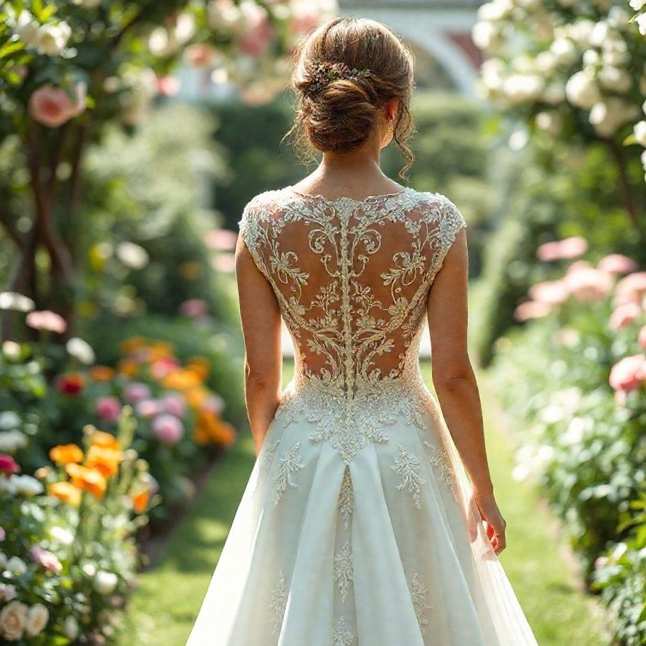 Dream : Wearing a wedding dress backwards