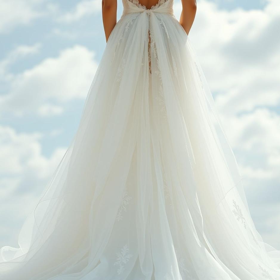 Dream : Wearing a wedding dress bottom in a dream