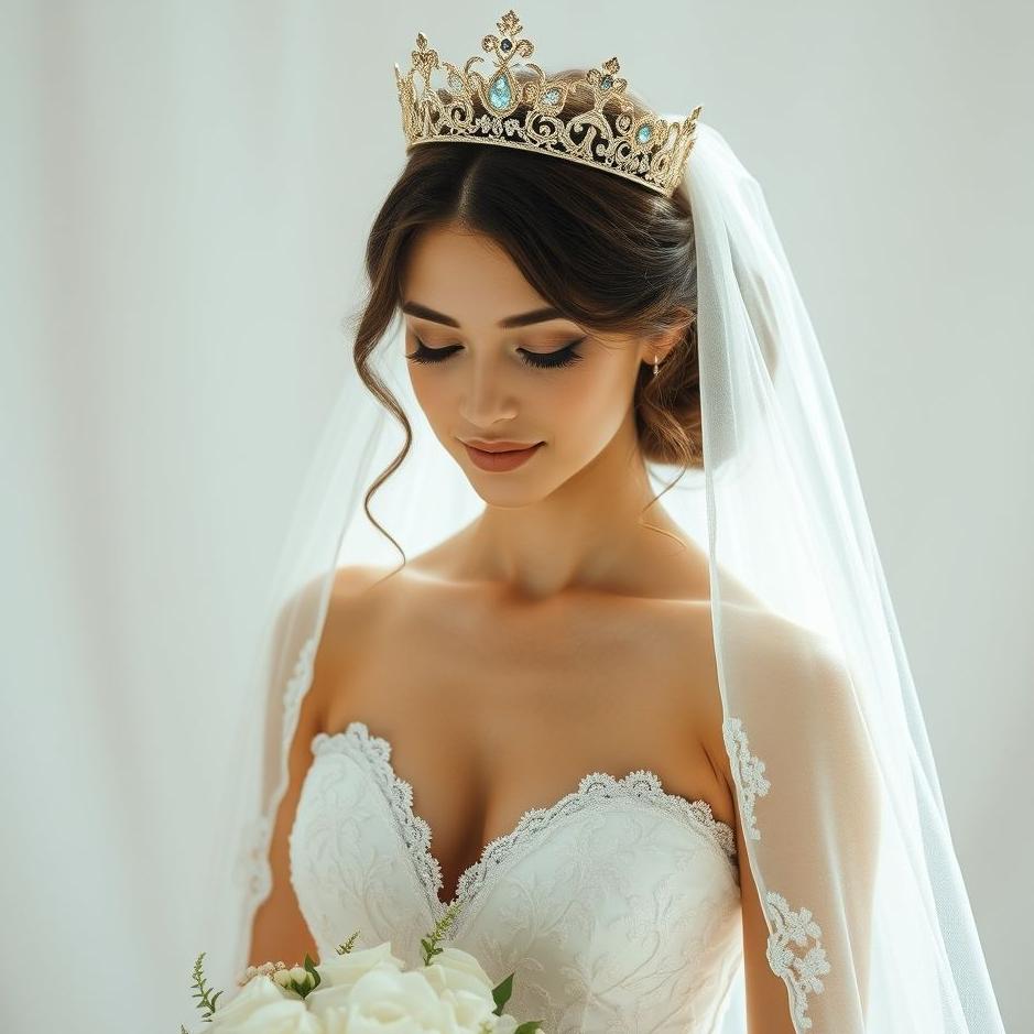 Dream : Wearing a wedding dress crown in a dream