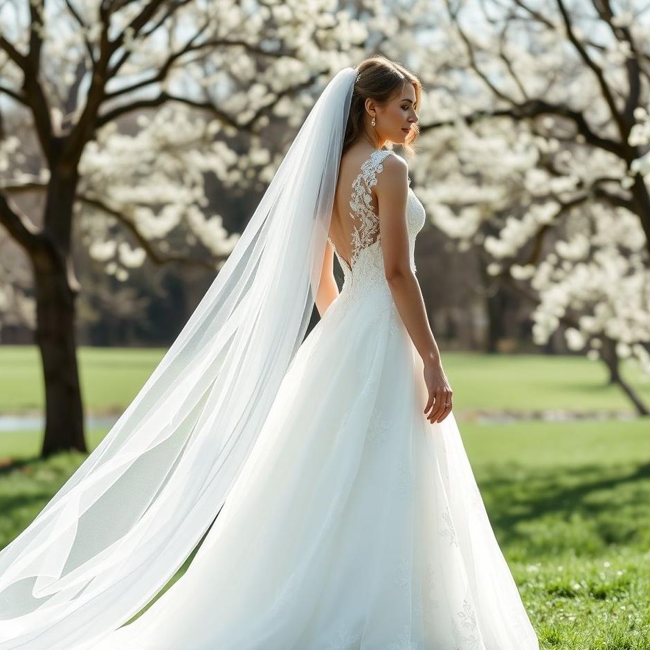 Dream : Wearing a wedding dress in April