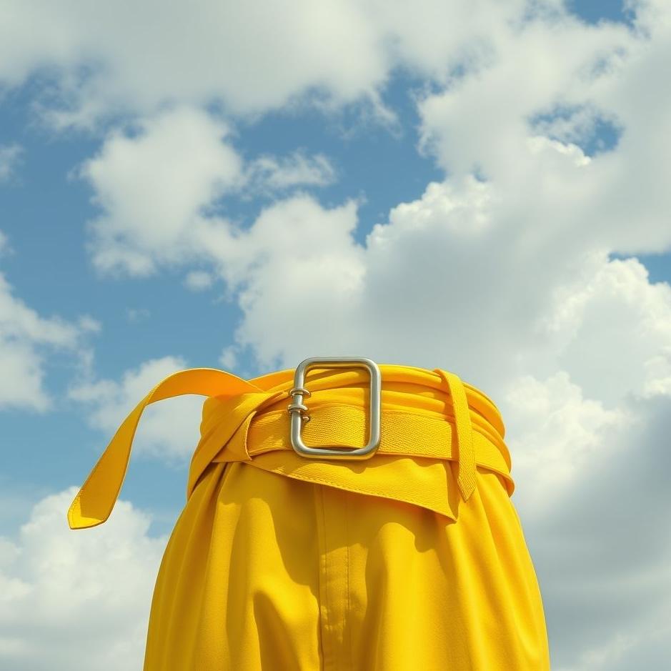 Dream : Wearing a yellow belt in a dream