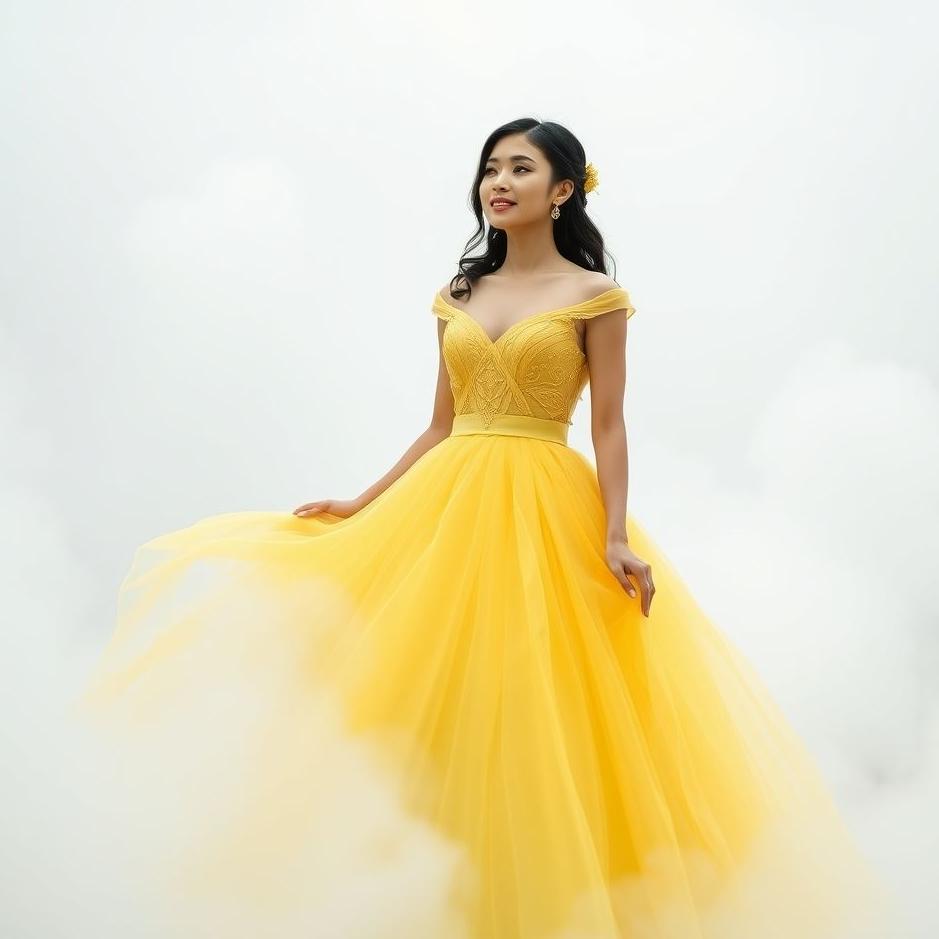 Dream : Wearing a yellow engagement dress in a dream