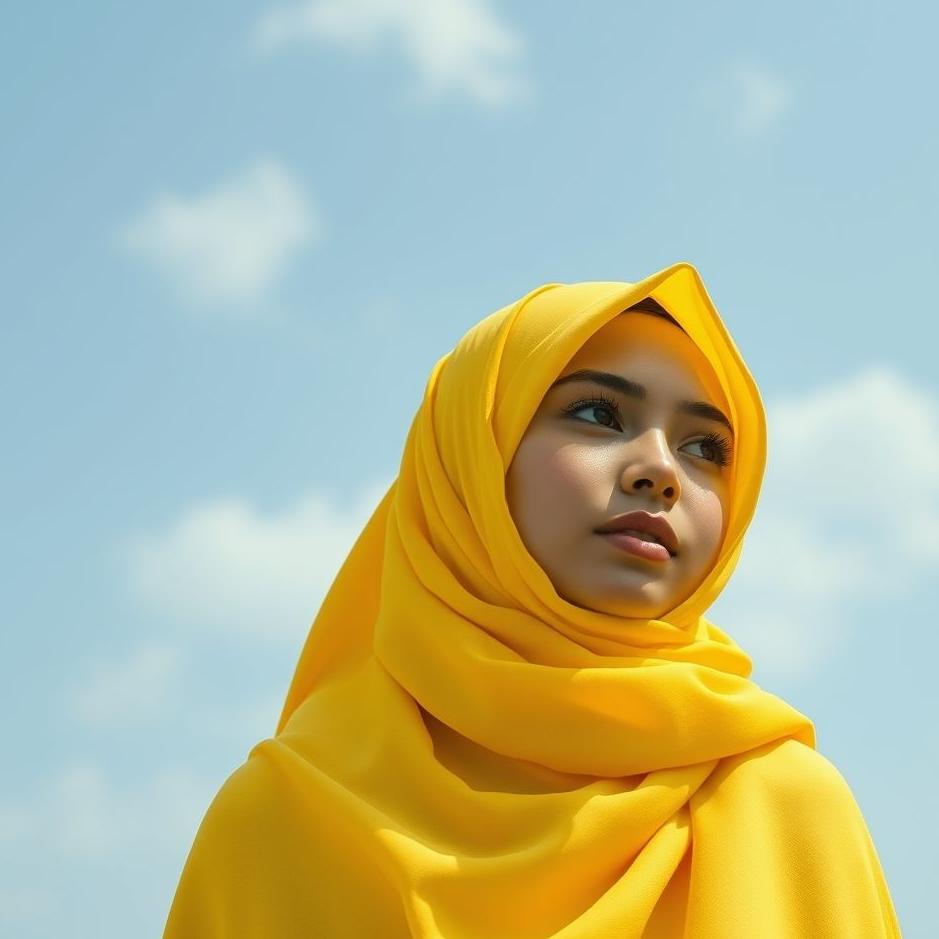 Dream : Wearing a yellow headscarf in a dream