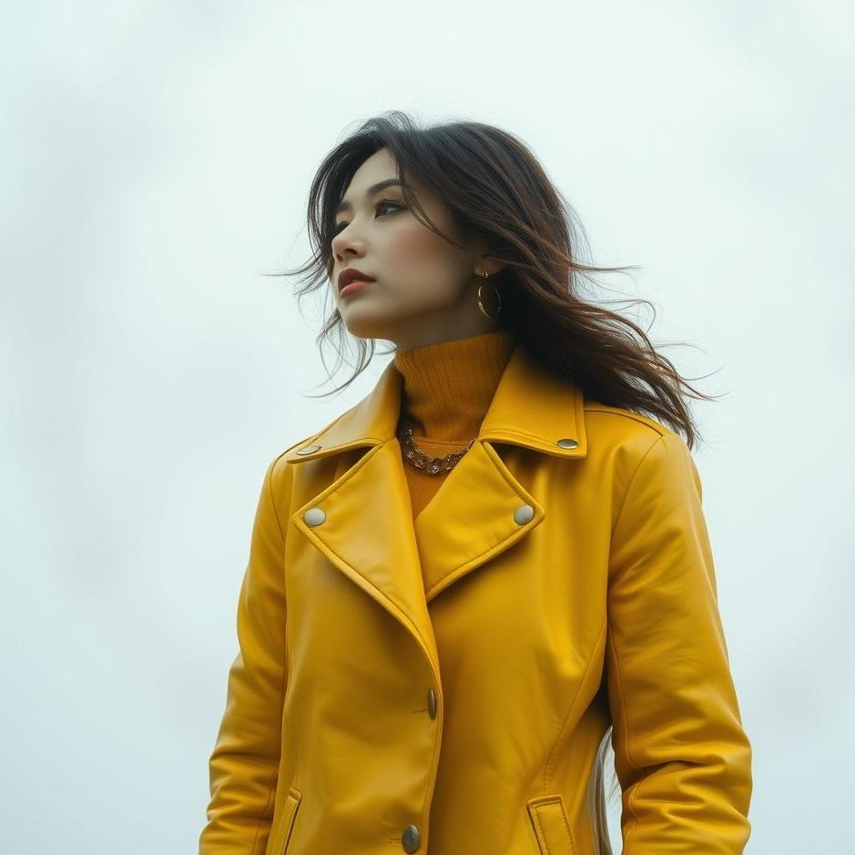 Dream : Wearing a yellow leather coat in a dream
