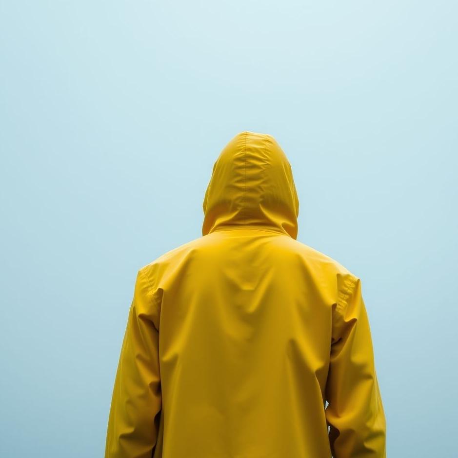 Dream : Wearing a yellow raincoat in a dream