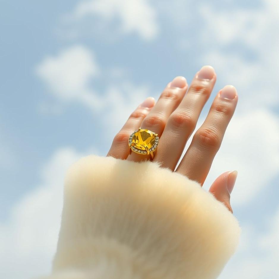 Dream : Wearing a yellow ring in a dream