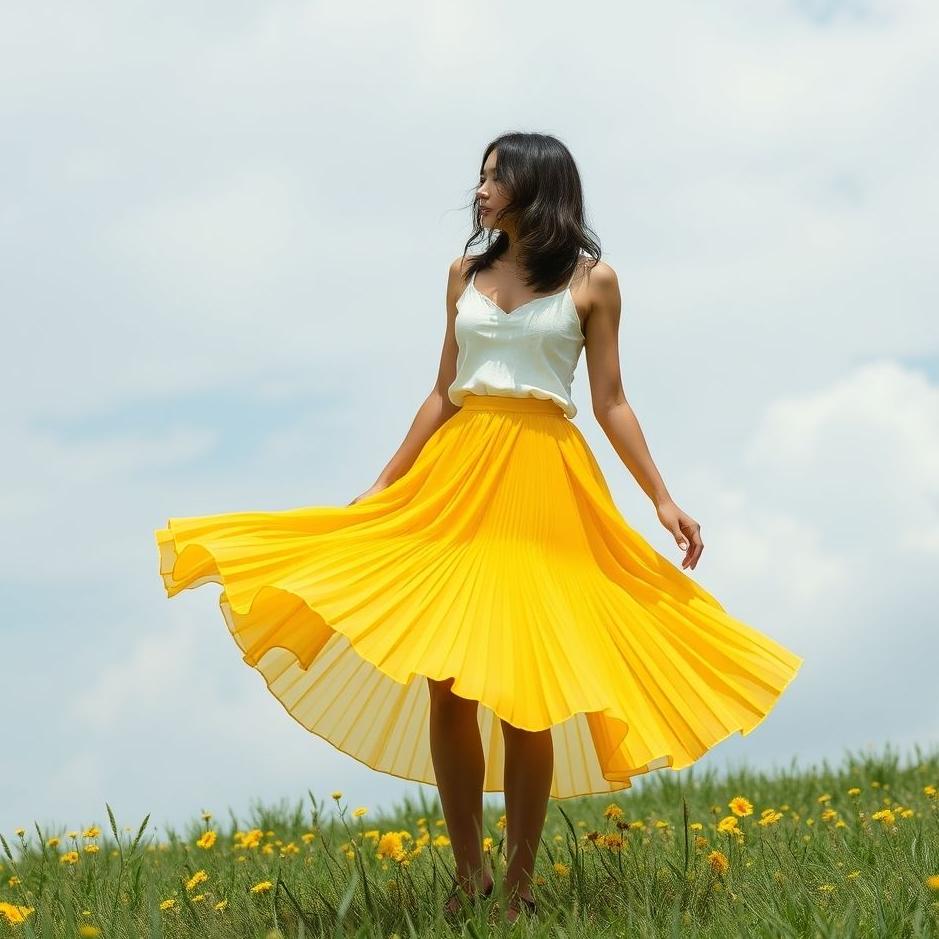 Dream : Wearing a yellow skirt in a dream