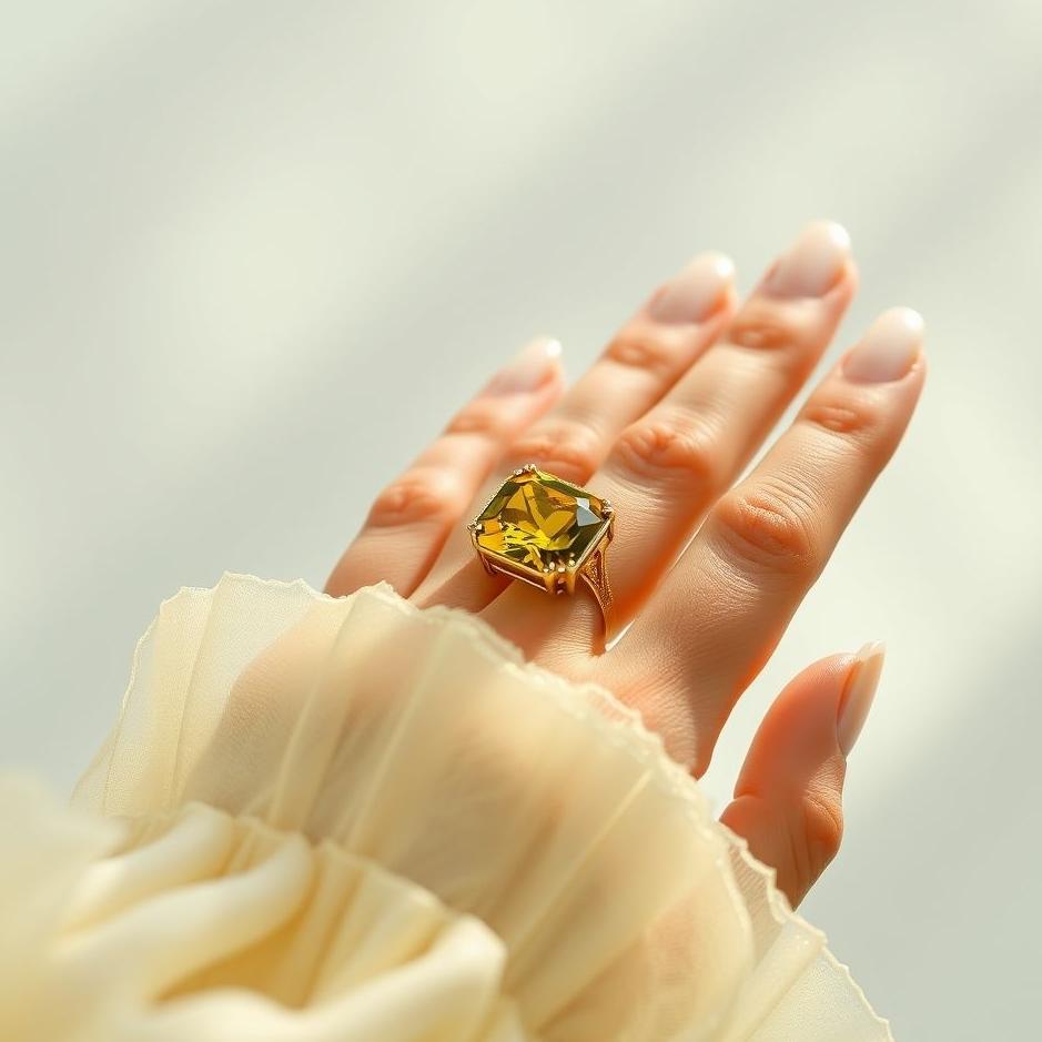 Dream : Wearing a yellow stone ring in a dream