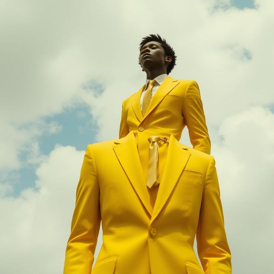 Dream : Wearing a yellow suit in a dream