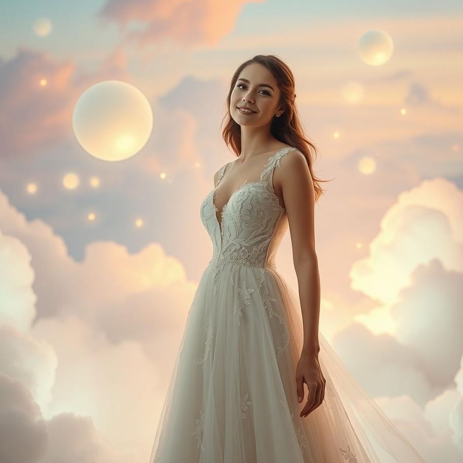 Dream : Wearing an engagement dress in a dream