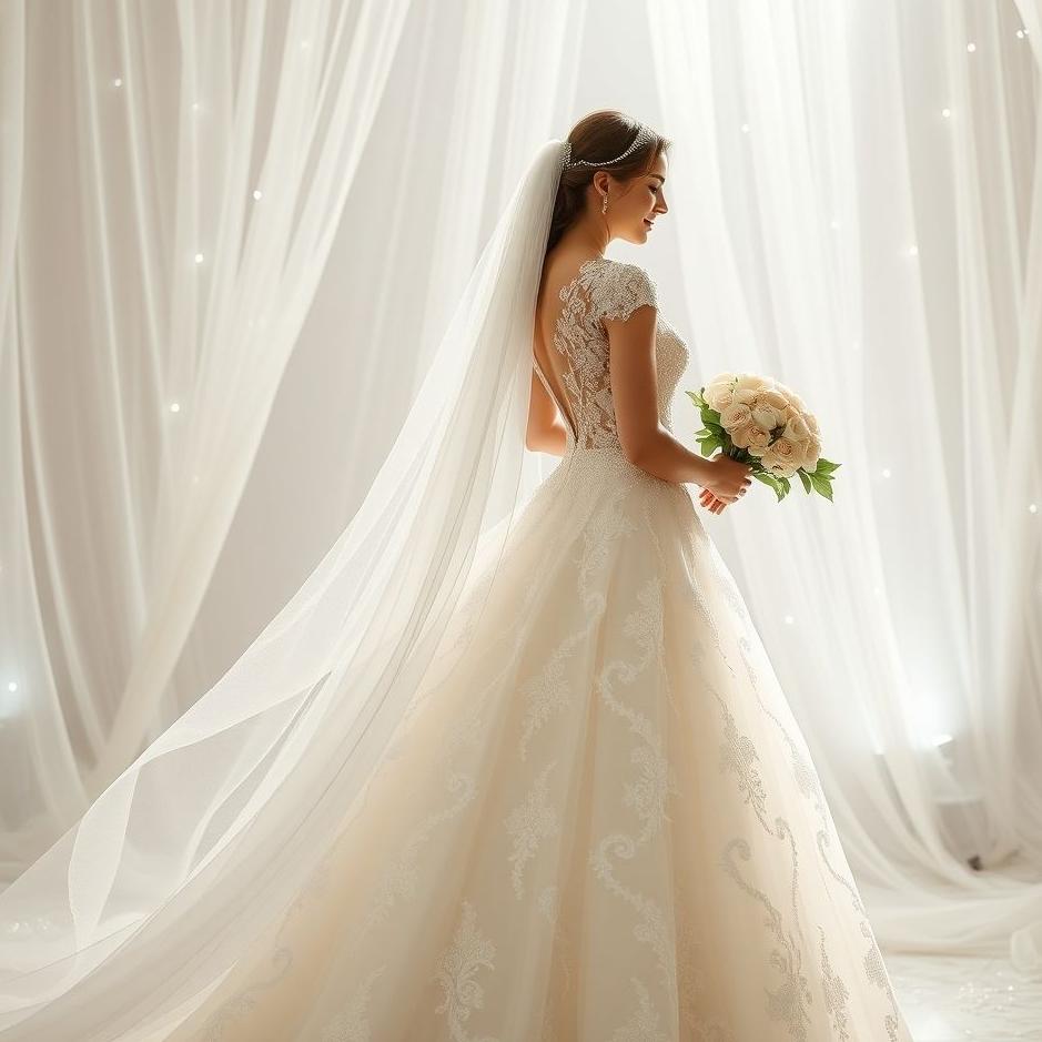 Dream : Wearing an engagement wedding dress in a dream