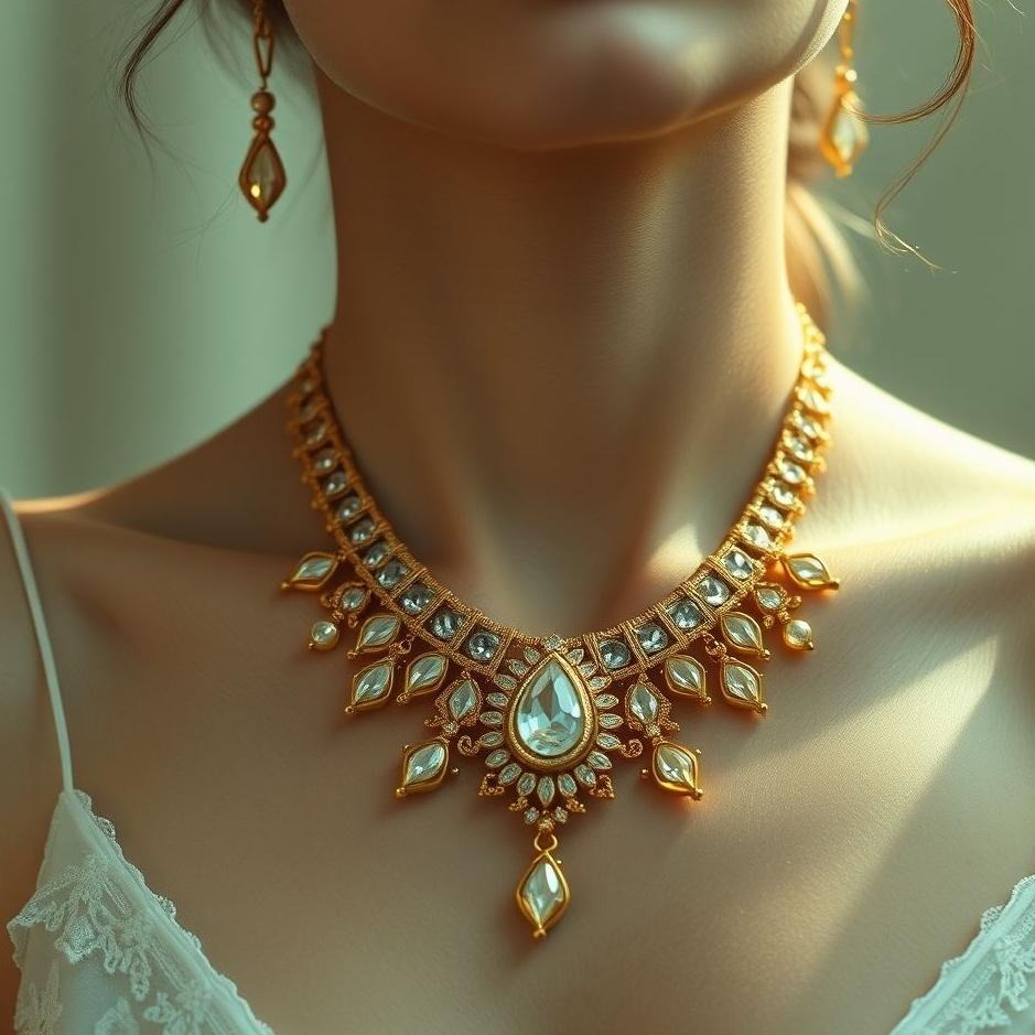 Dream : Wearing an expensive necklace in a dream