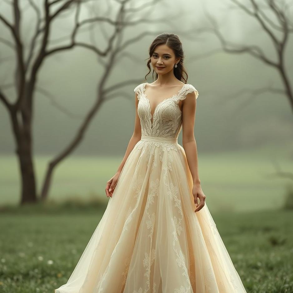 Dream : Wearing an old engagement dress in a dream