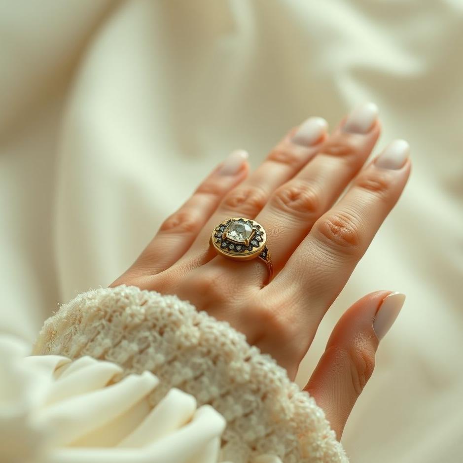 Dream : Wearing an old gold ring in a dream