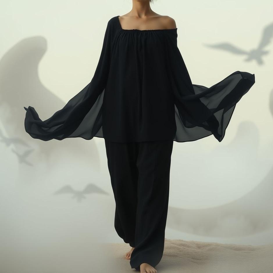 Dream : Wearing black baggy pants in a dream