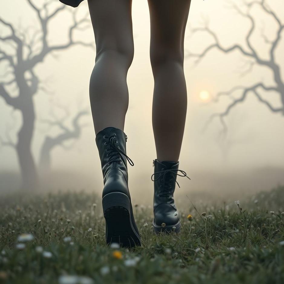 Dream : Wearing black boots in a dream