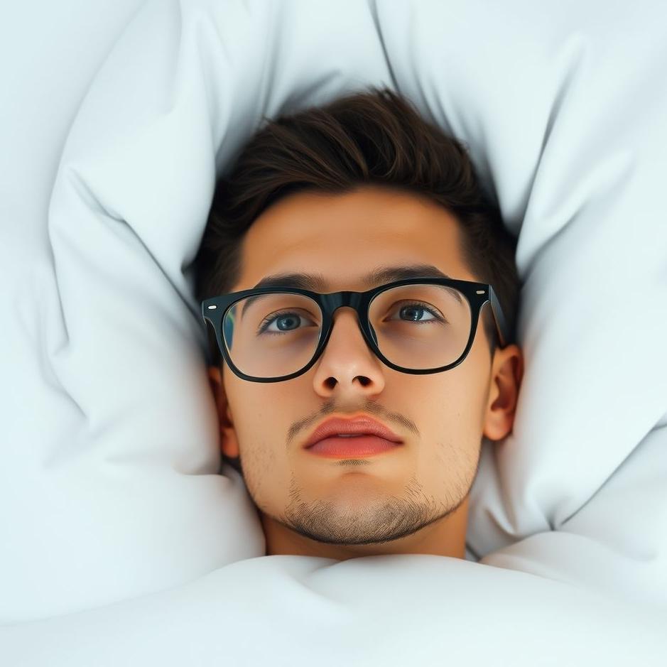 Dream : Wearing black glasses in a dream