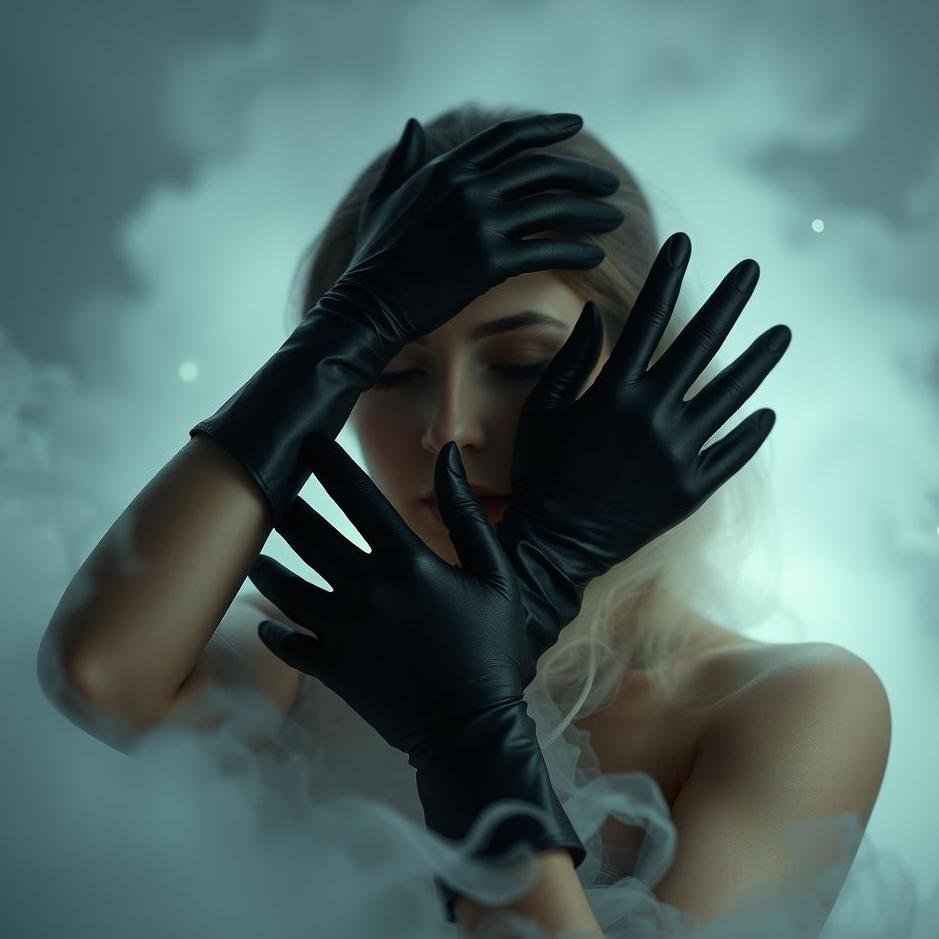 Dream : Wearing black gloves in a dream