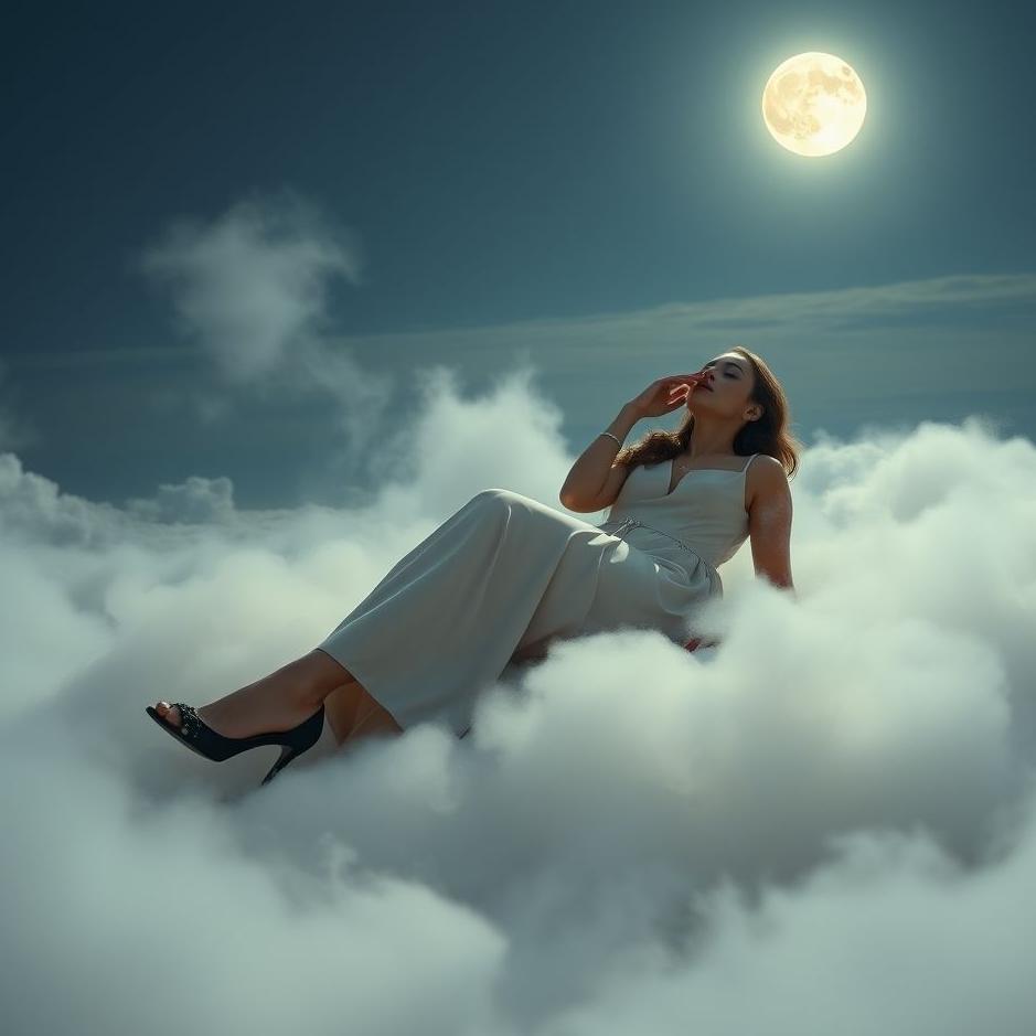 Dream : Wearing black high-heeled slippers in a dream