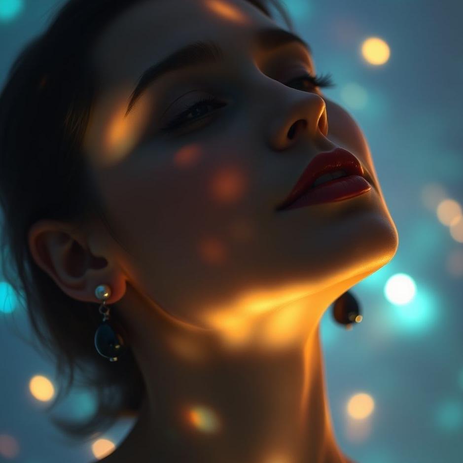 Dream : Wearing black pearl earrings in a dream