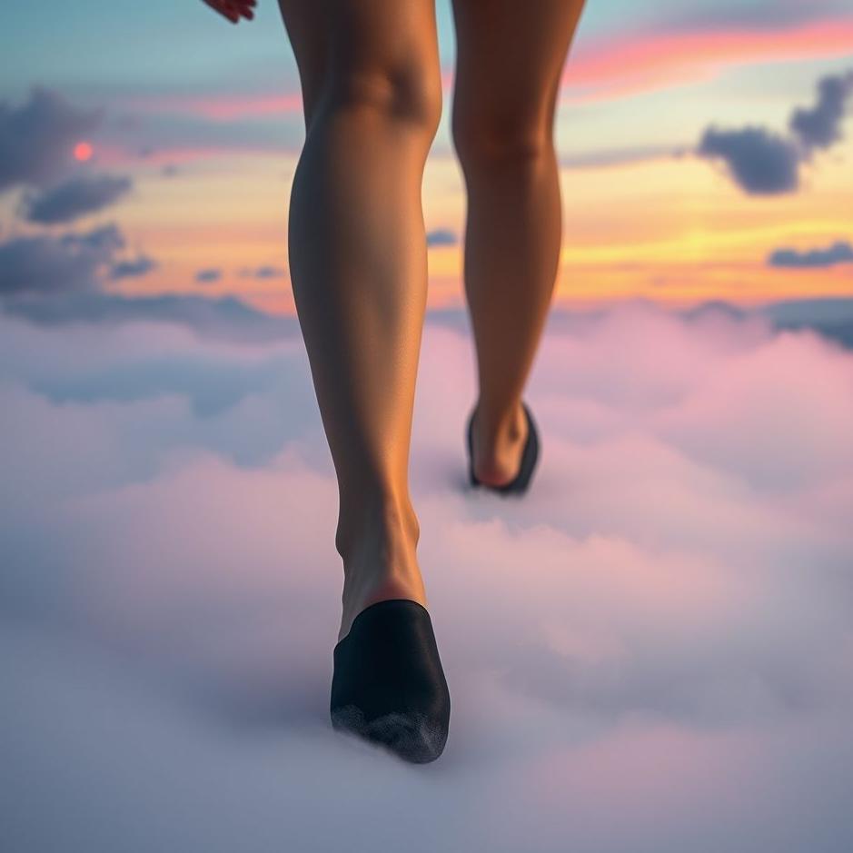 Dream : Wearing black slippers in a dream