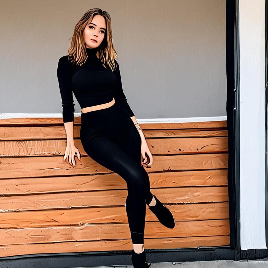 Dream : Wearing black tight clothes