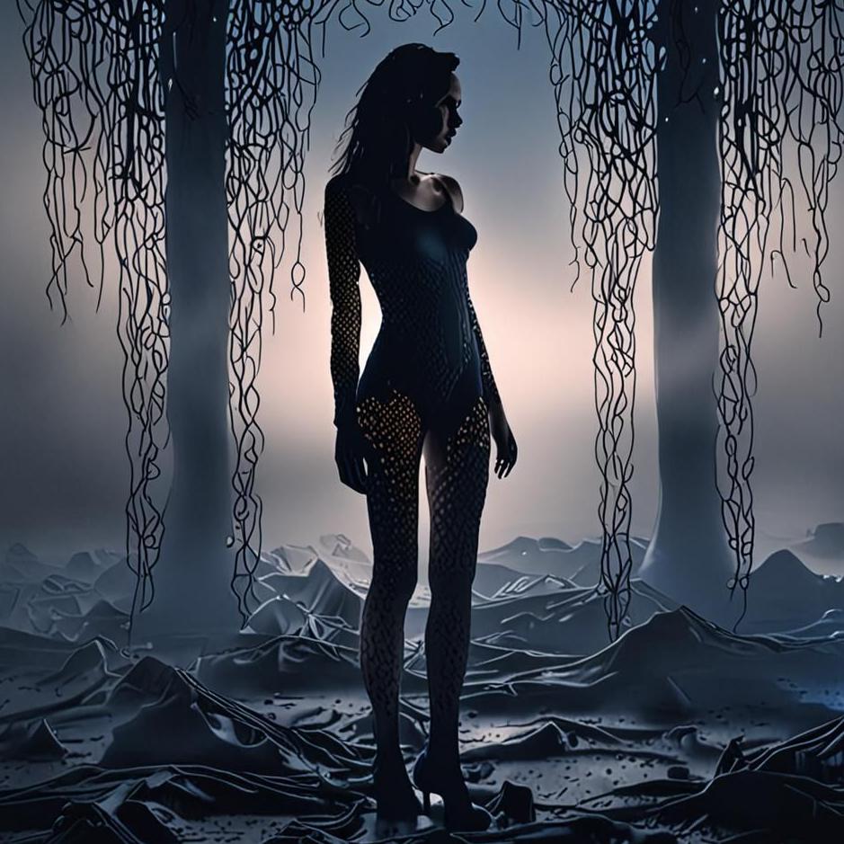 Dream : Wearing black torn tights in a dream