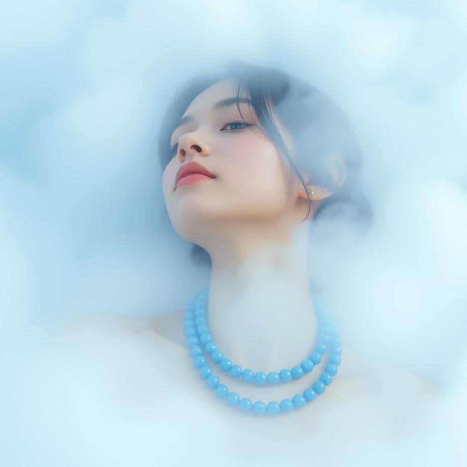 Dream : Wearing blue beads in a dream