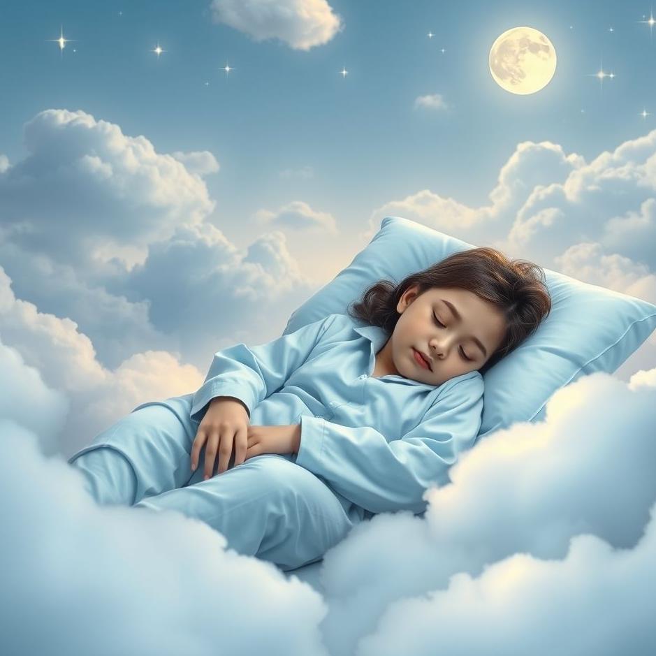 Dream : Wearing blue pajamas in a dream