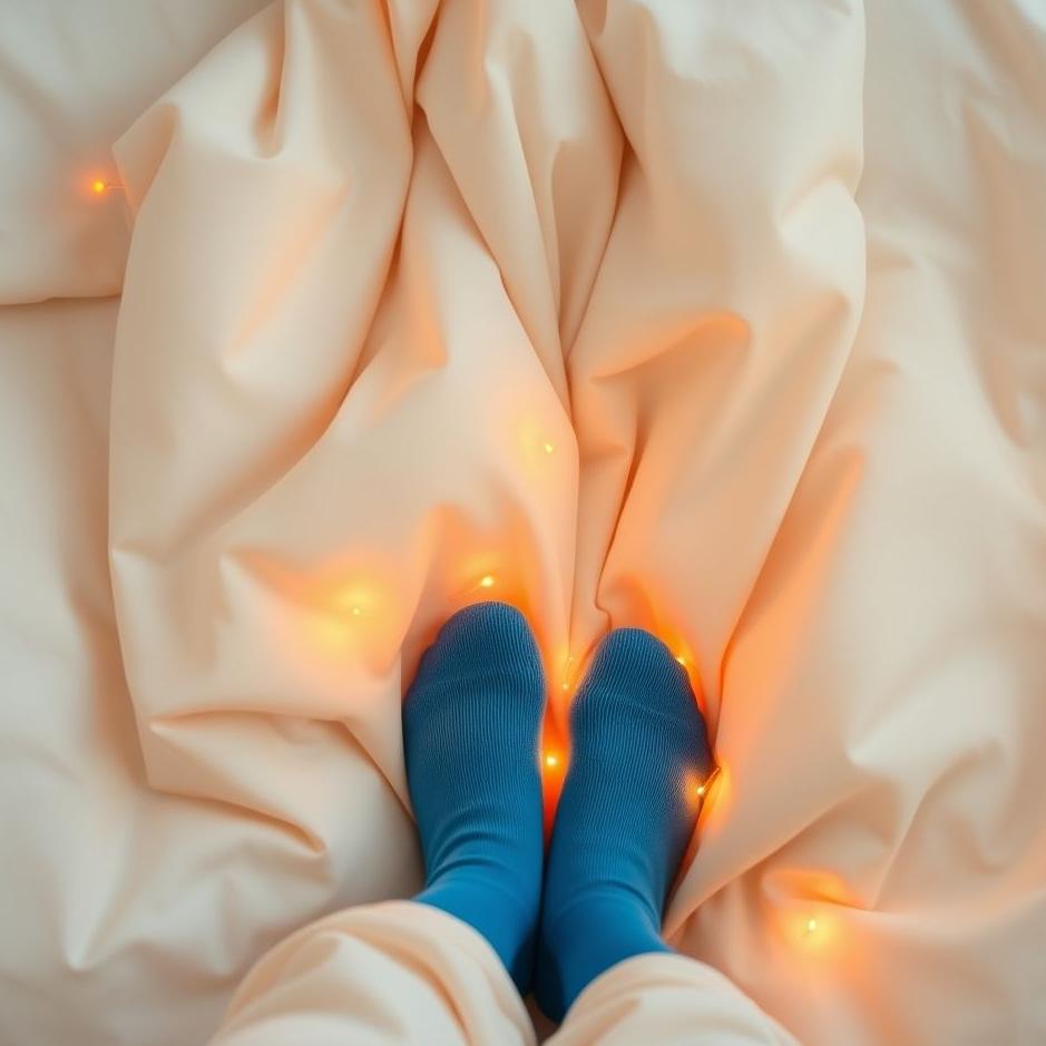 Dream : Wearing blue socks in a dream