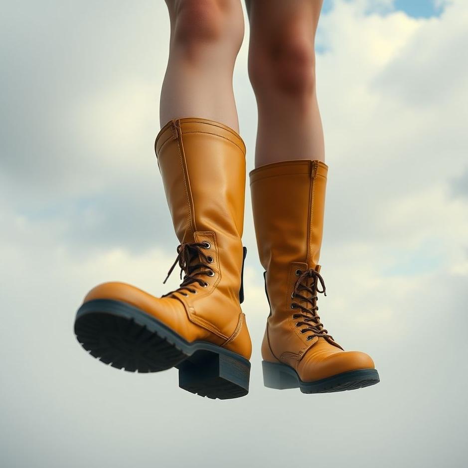 Dream : Wearing boots in a dream