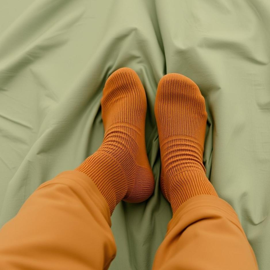 Dream : Wearing brown socks